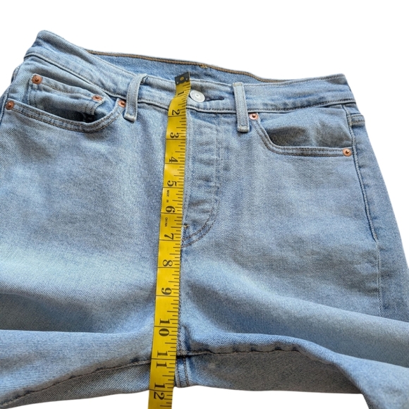Levi's Wedgie Fit Ankle Jeans Light Wash Cotton Denim Button Fly Women's size 27 - Picture 15 of 16